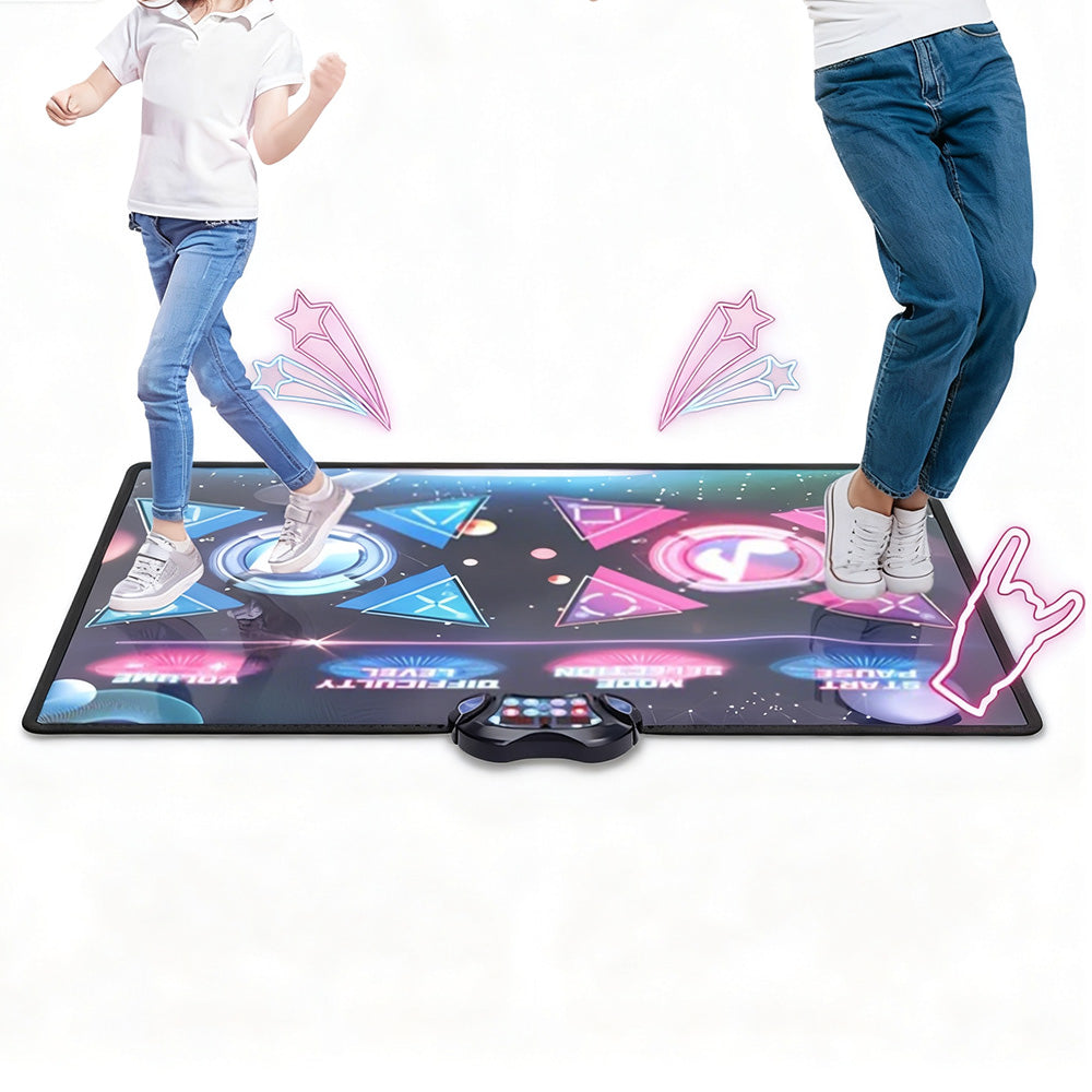 Kids Dance Mat 2-Player Electronic Dancing Pad Floor Game for Girls & Boys
