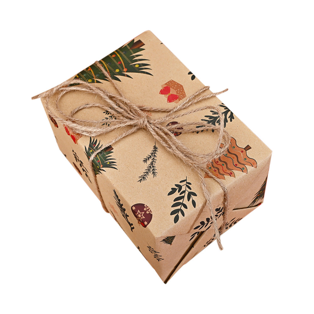 10PCS Christmas Wrapping Paper Rolls with Multiple Patterns & Gift Box Wrap