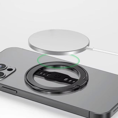 Magnetic Phone Grip for Cell Phone Grip Stand Finger Ring Kickstand Black