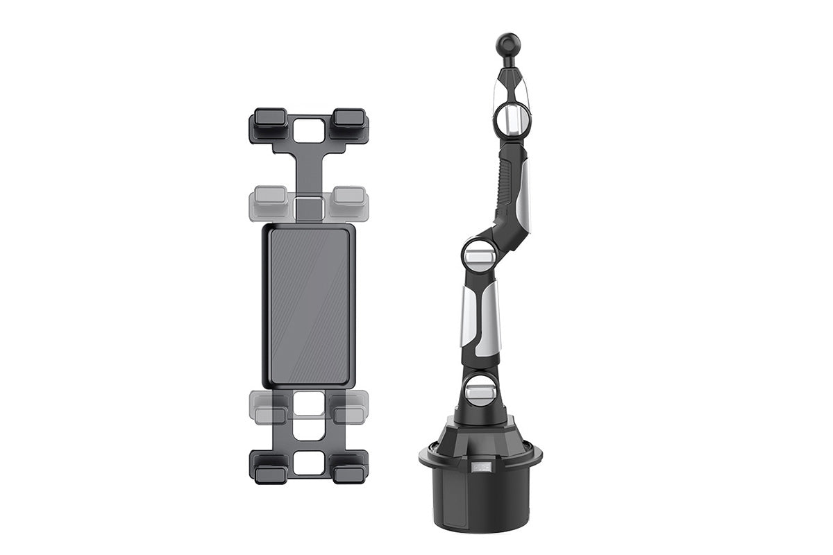 Adjustable Car Cup Holder Mount for Tablet and Phone