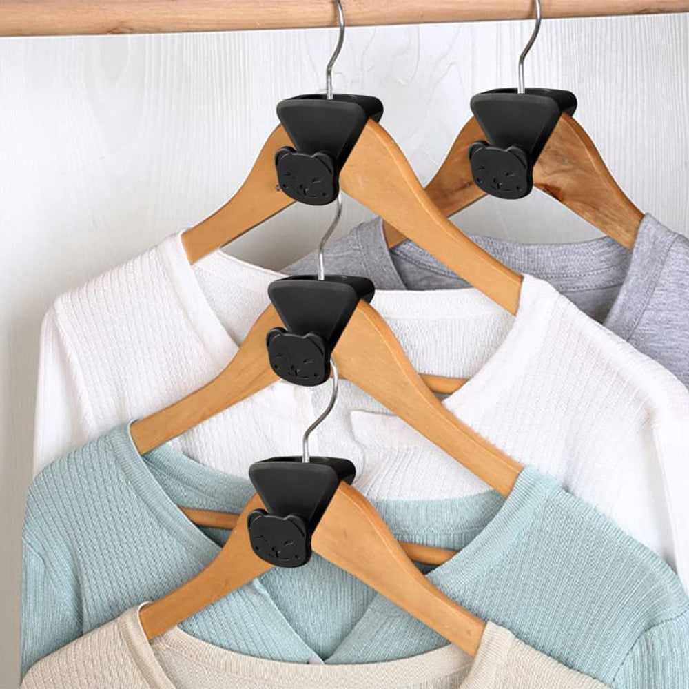 18Pcs Hanger Hooks Closet Space Connection Hooks for Organizer Closet-The cartoon style