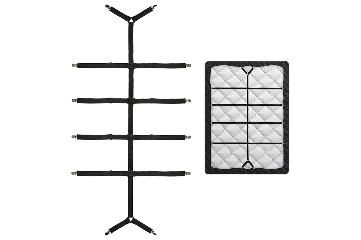 2Pcs Adjustable Fitted Sheet Tensioner Bed Sheet Tensioner Elastic Mattress Holder