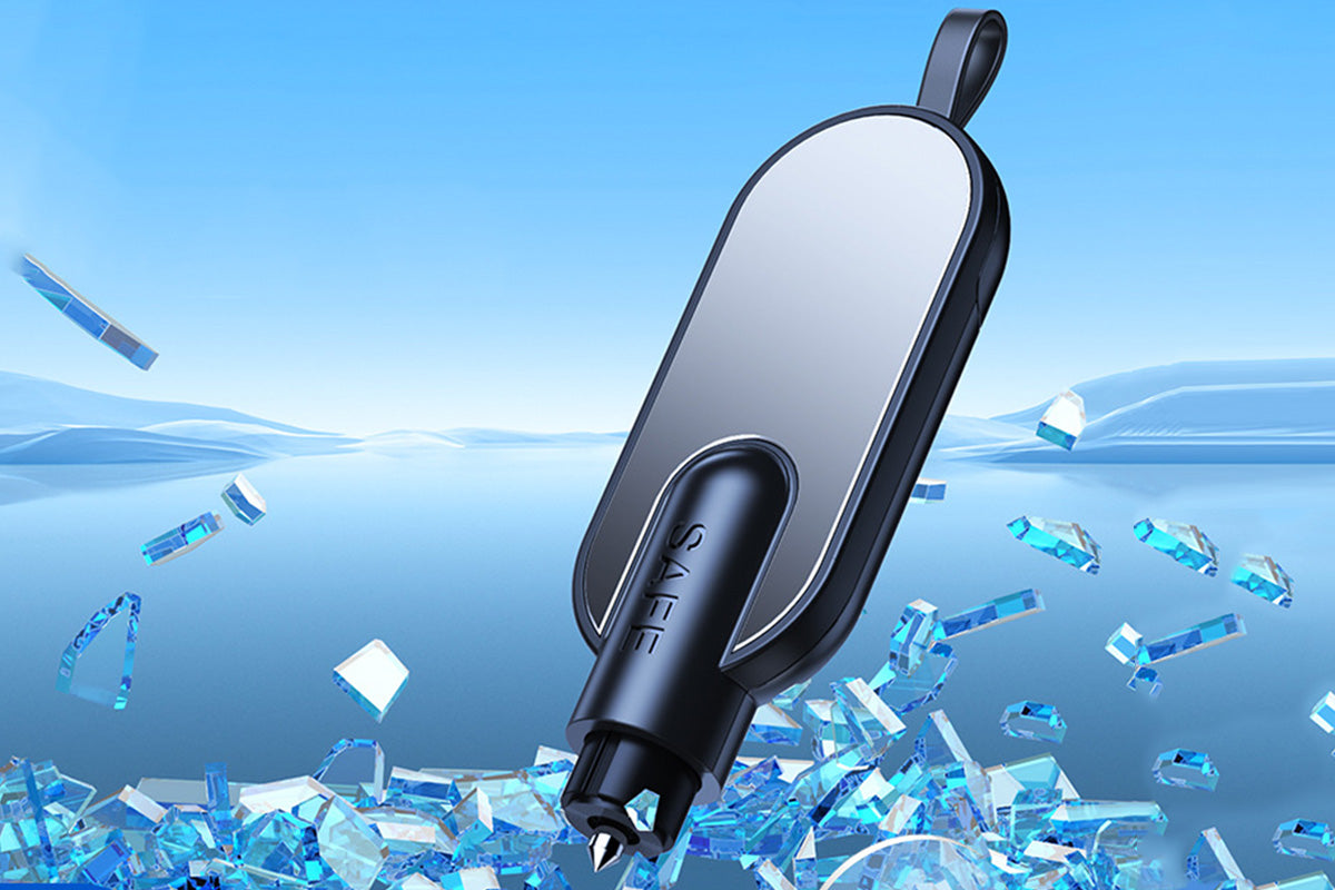 Car Emergency Escape Tool Glass Breaker security Hammer Seatbelt Cutter-Black