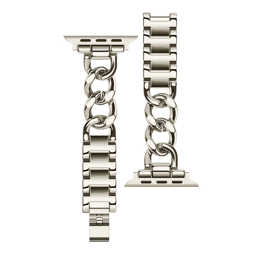 Replacement Metal Strap Band for Apple Watch Series 8 7 6 5 4 3 2 1 Silver