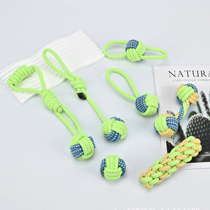 7Pcs Dog Rope Chew Toys ¨C Durable Knot Balls for Puppies Training and Teething
