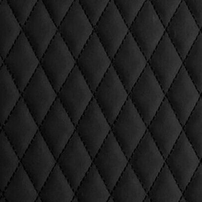 Car Center Console Cover PU Leather Car Armrest Box Cushion with 2 Storage Bags Black