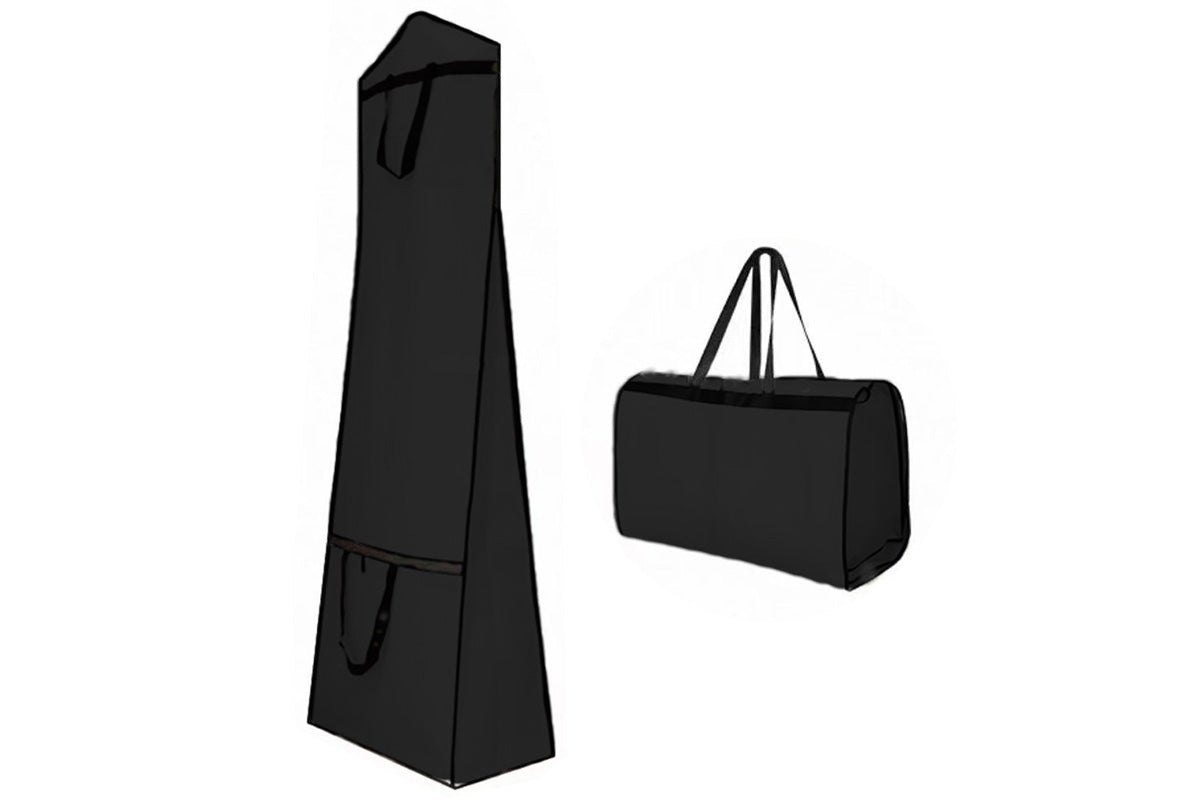 Portable Wedding Dress Garment Bag - Black