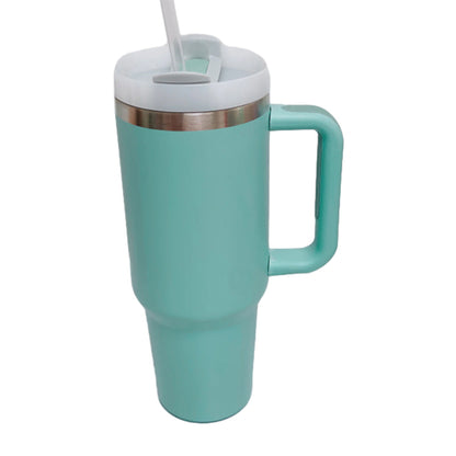 40oz Insulated Tumbler Stainless Steel Double Wall Water Bottle Travel Mug Blue