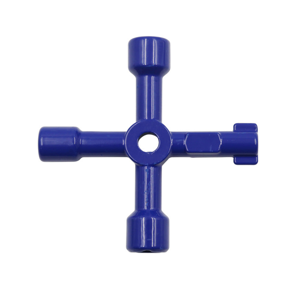 Multi-Functional Electrical Switchboards Key Lock Tools Security Switch Key Wrench-Blue
