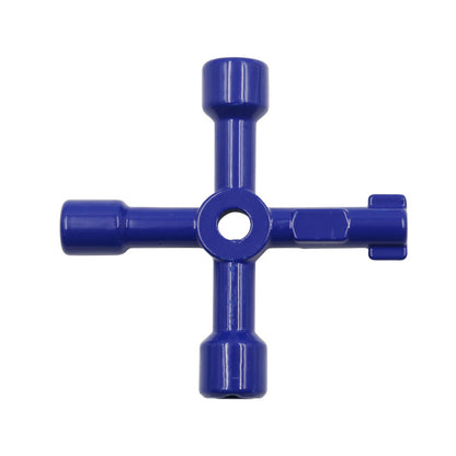 Multi-Functional Electrical Switchboards Key Lock Tools Security Switch Key Wrench-Blue