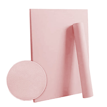 Self-Adhesive Solid Color Wallpaper Wall Sticker Home Decor -Pink