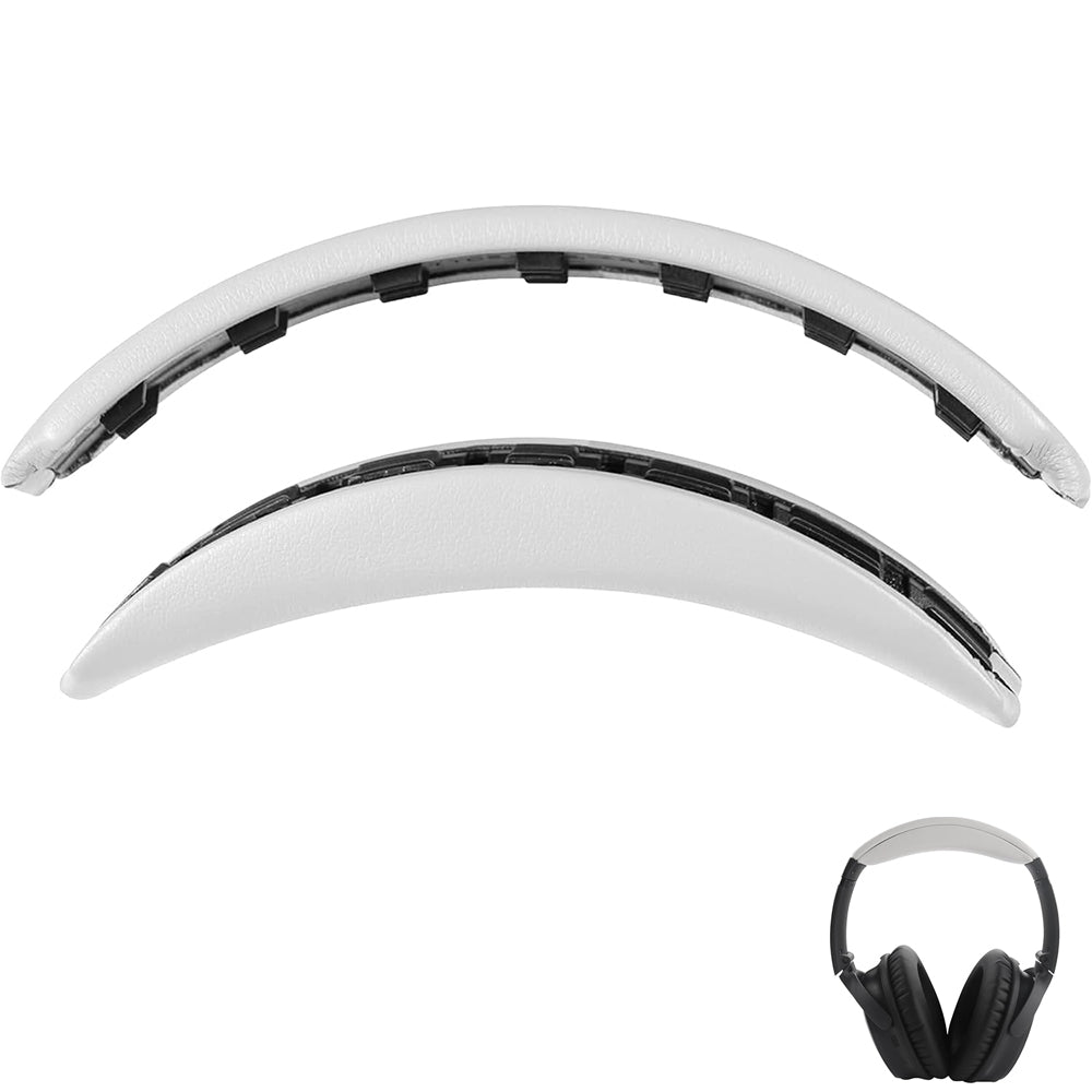 Replacement Headband Cushion for Bose QC35 QC35 II QC45 with Screwdriver-White