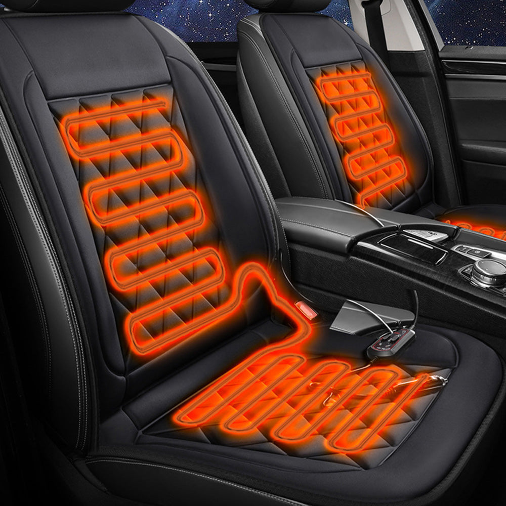 12V Heated Car Seat Cushion Universal Winter Heating Pad for Vehicles
