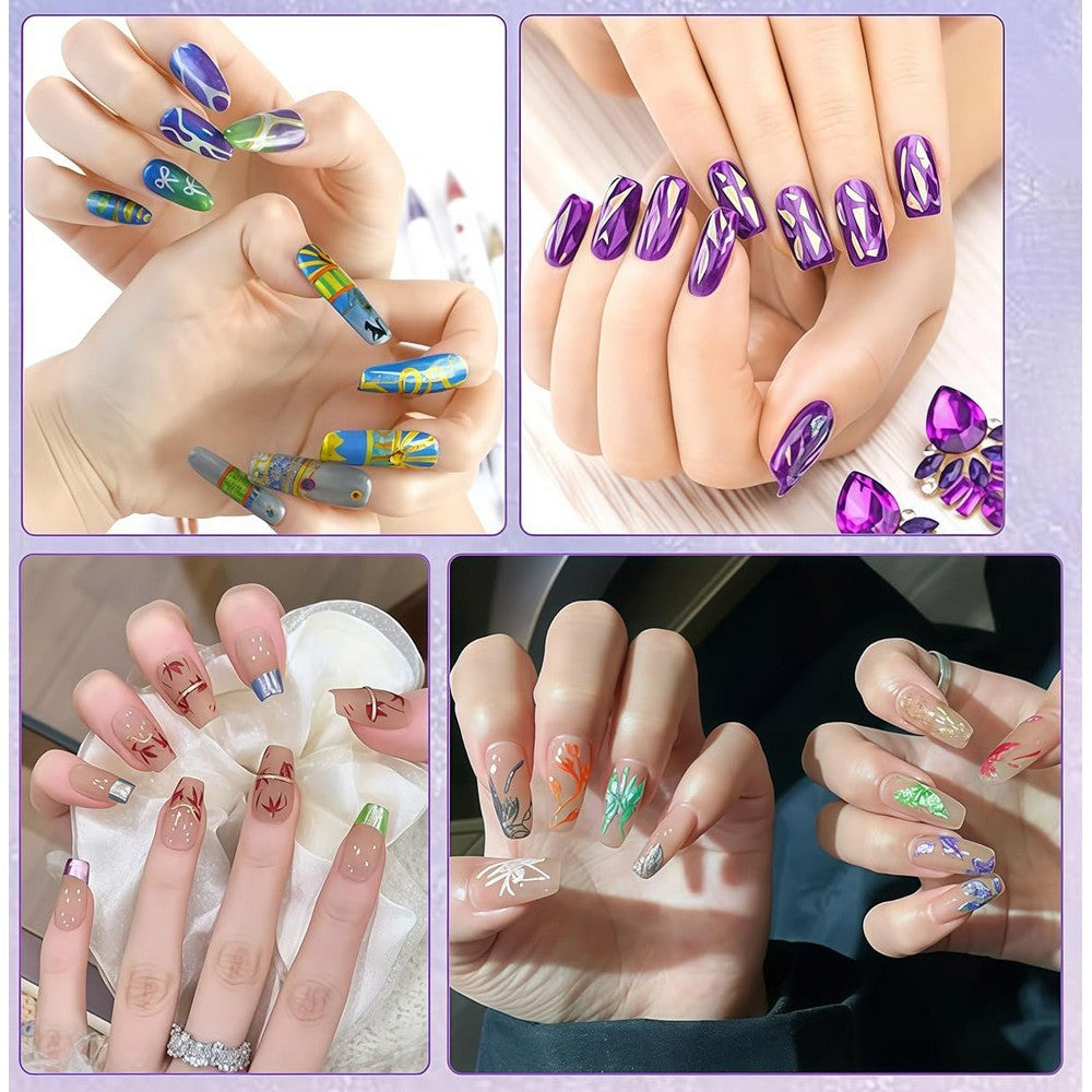 20Pcs Nail Art Pens Set Nail Art Markers for Gel Nails Graffiti Dotting Drawing