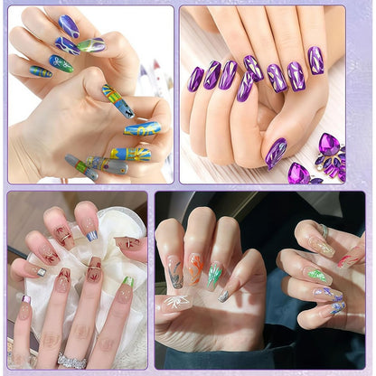 20Pcs Nail Art Pens Set Nail Art Markers for Gel Nails Graffiti Dotting Drawing