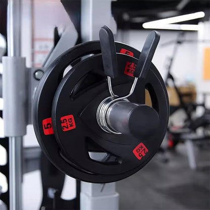 4 Pack 25mm Barbell Spring Clips Gym Weight Lifting Clamps for Dumbbell Bar Lock