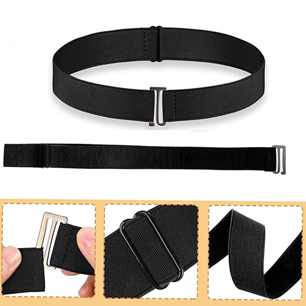 4Pcs Elastic Belt Stretch Invisible Waistband for Women Jeans Pants-Style1