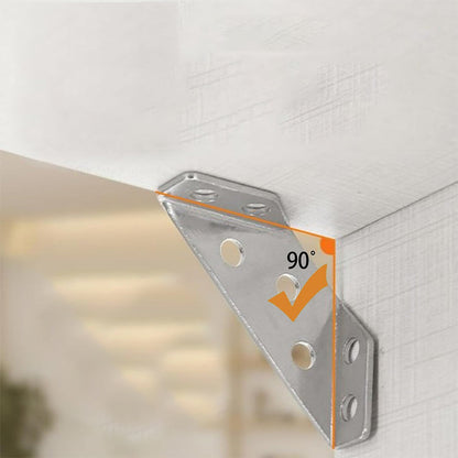 20Pcs Set Universal Furniture Corner Connector Angle Brackets for Wood Shelf Support