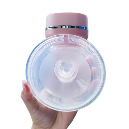Wearable Electric Breast Pump with LCD Display and 5 Modes-Pink