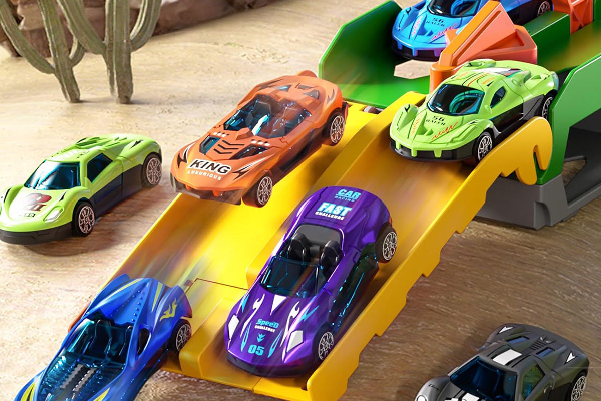 Dinosaur Car Truck Toys Set - Green