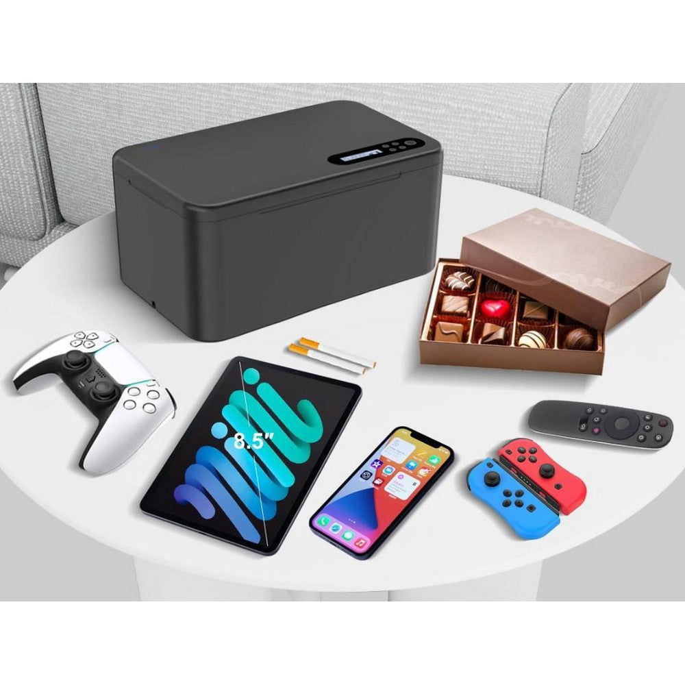 Phone Lock Box Phone Lock Box with Timer Unplug from Video Games Social Media-Black