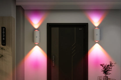 Motion Sensor Night Light  Wall Light USB Charging Wireless Sunset Lamp
