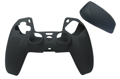 Silicone Skin Case Cover and 10 Grip Caps for Sony PS5 Controller Accessories