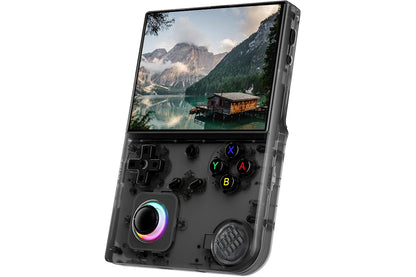 Handheld Retro Game Console 4 Inch Screen Built-in 64G TF Card Supports WiFi Bluetooth -Black