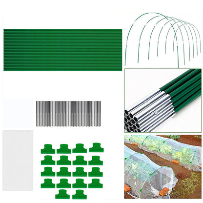 85Pcs Set DIY Greenhouse Hoops for Garden Netting Raised Bed Plant Shade Cloth Stakes