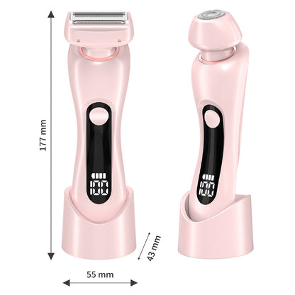 Cordless Electric Hair Trimmer Rechargeable Women Hair Trimmer-Pink