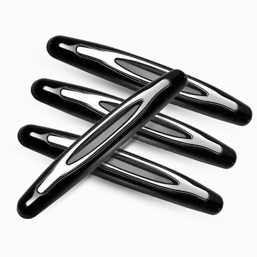 4Pcs Car Door Edge Protector Anti Scratch Strip for Most Vehicles-Black