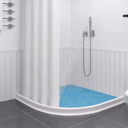 Silicone Suction Cup Shower Water Dam with Suction Cups