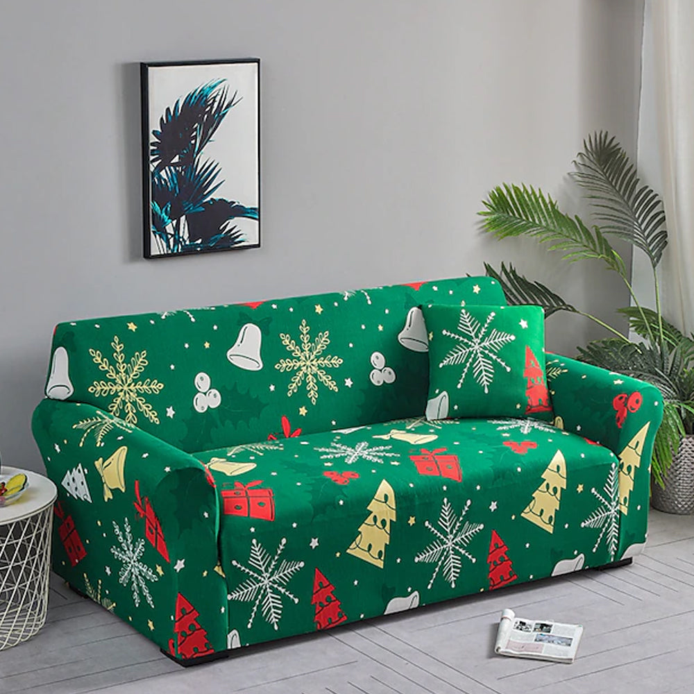 Christmas Stretch Sofa Cover Lounge Slipcover Protector Couch Cover Style 2