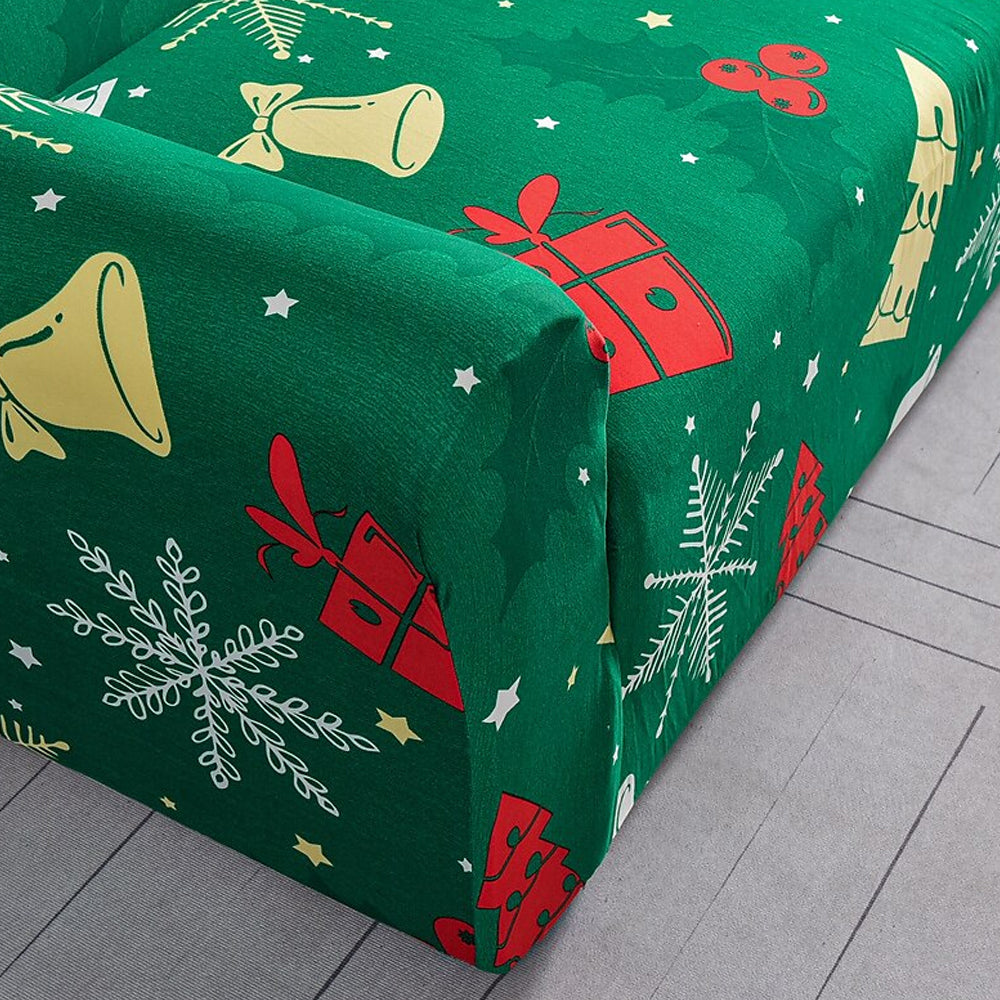 Christmas Stretch Sofa Cover Lounge Slipcover Protector Couch Cover Style 2