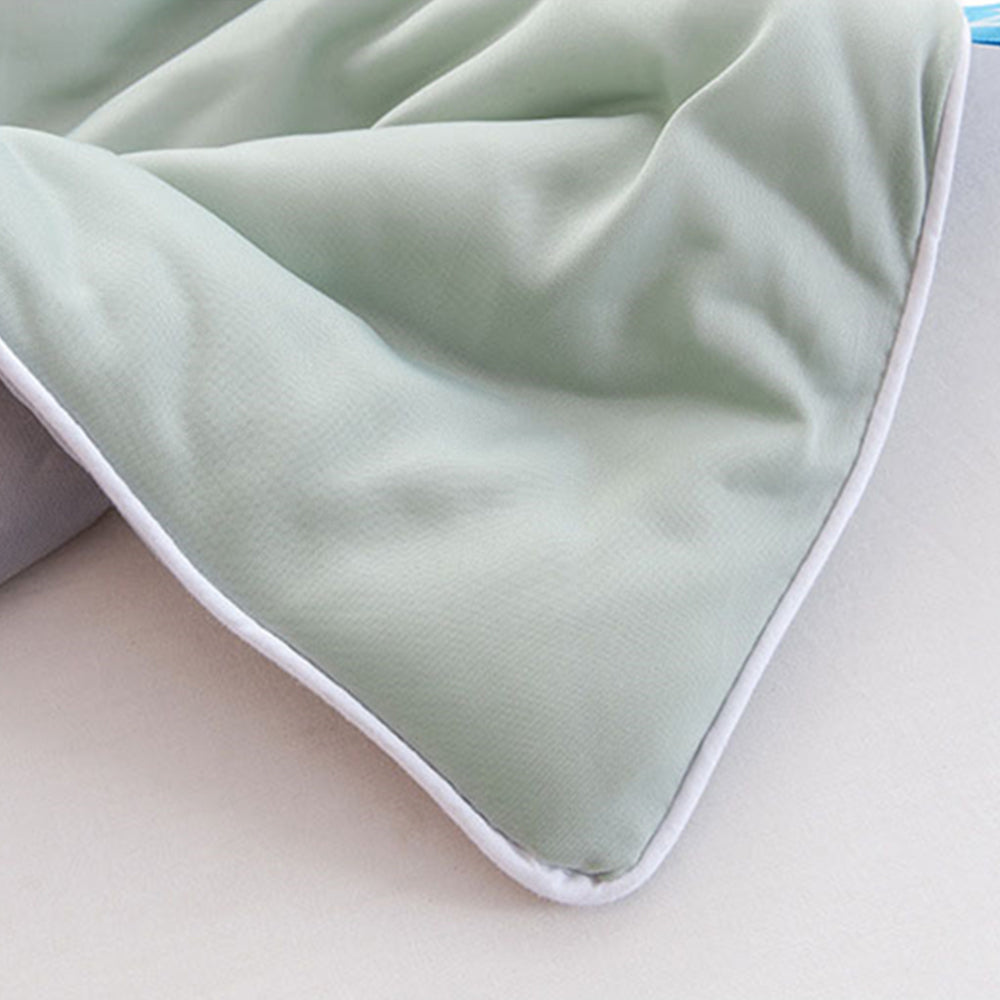 Reversible Cooling Blanket Lightweight Cool Blanket for Summer Green
