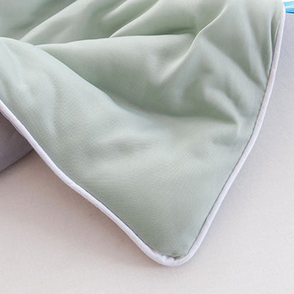 Reversible Cooling Blanket Lightweight Cool Blanket for Summer Green