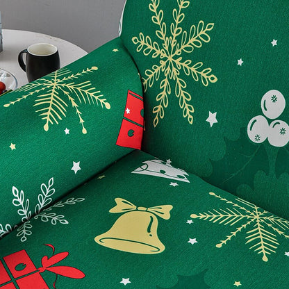 Christmas Stretch Sofa Cover Lounge Slipcover Protector Couch Cover Style 2