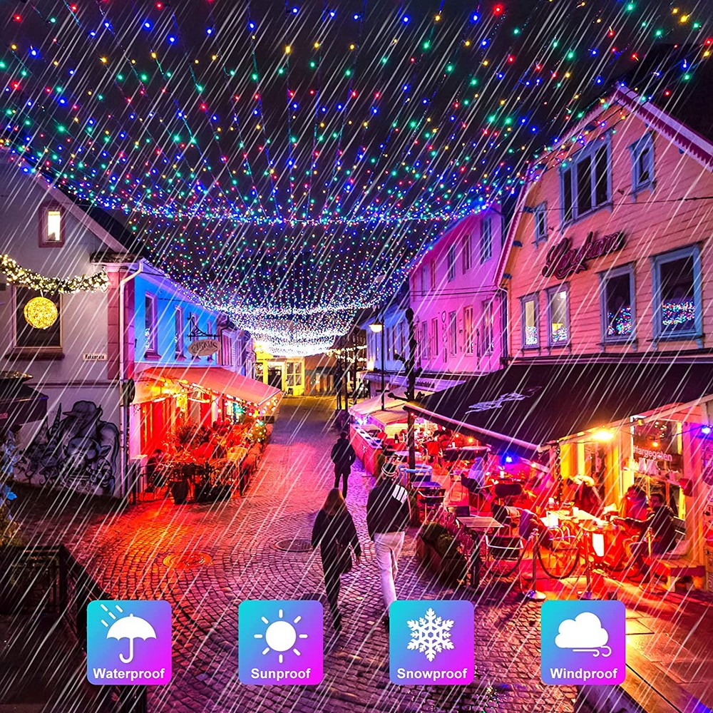 Christmas Solar Water-Resistant String Light Indoor Outdoor String Lights