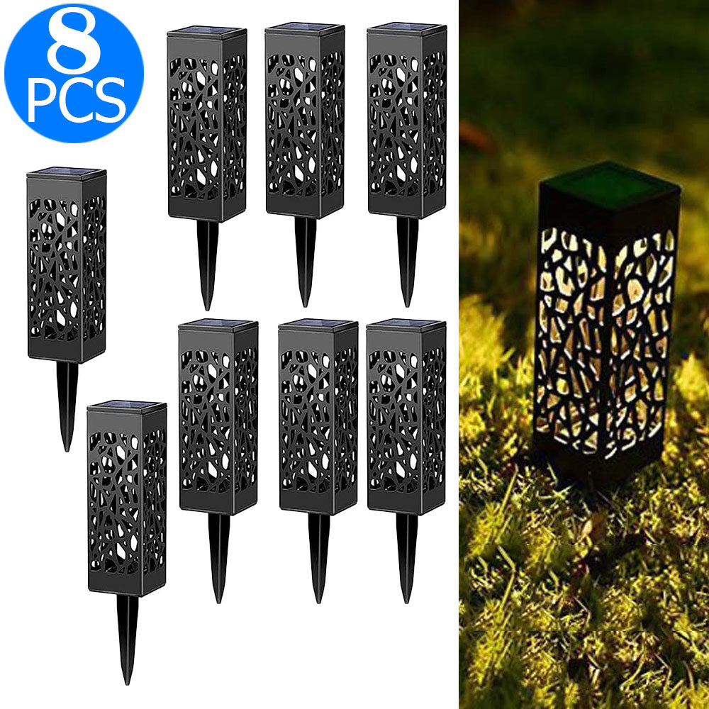 Solar Powered LED Garden Lights Warm White