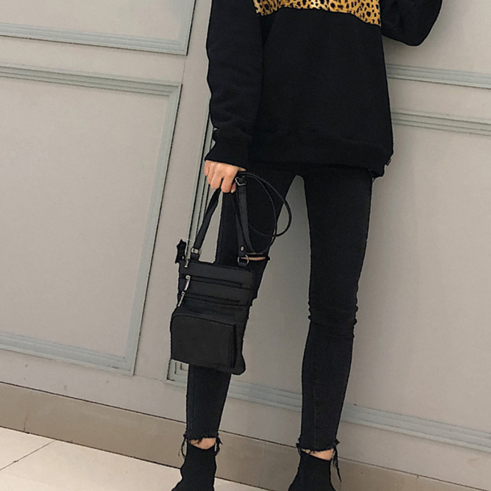 Womens Genuine Leather Crossbody Bag Shoulder Handbags Purses Purple