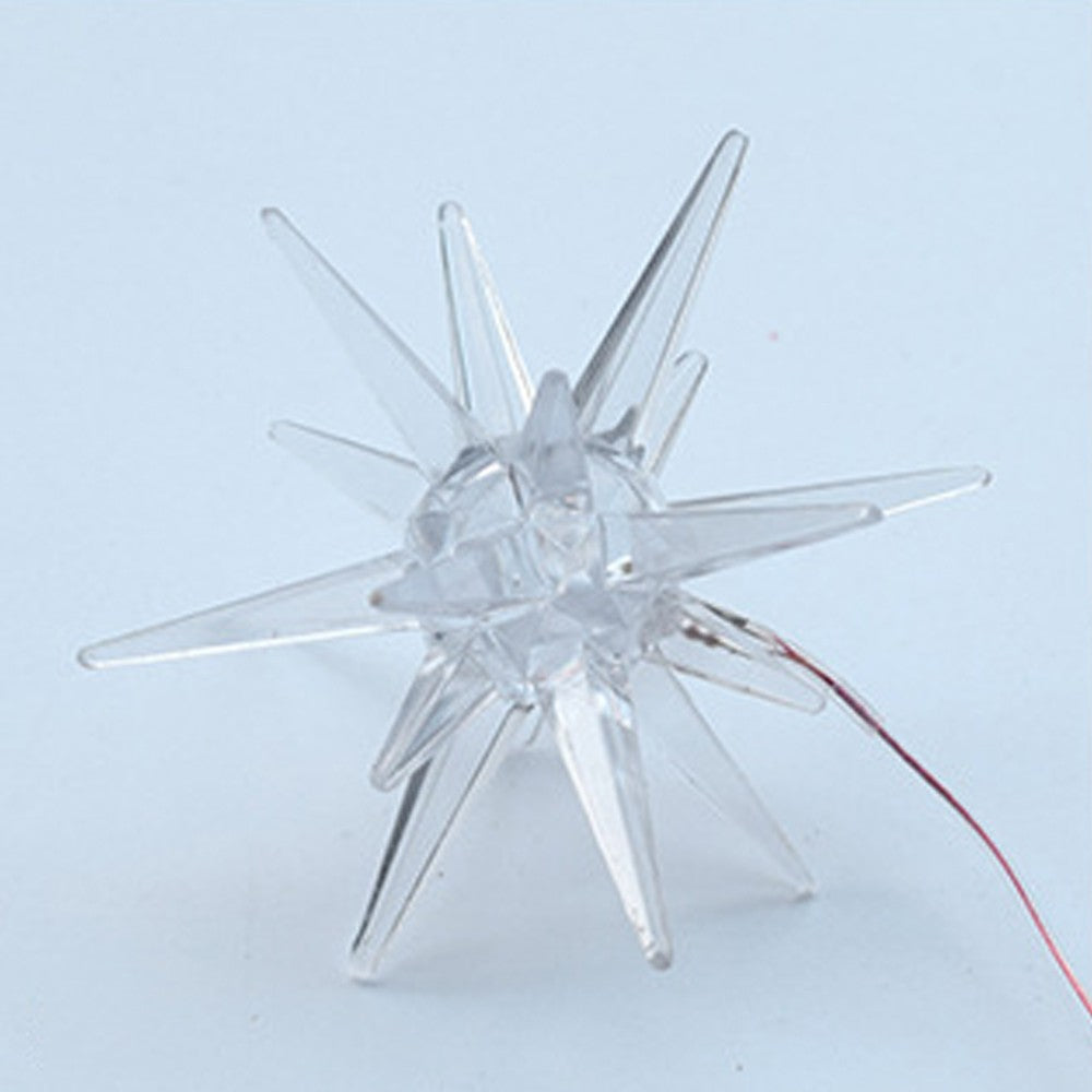 Colour Changing LED Solar Wind Chime Lights Sea Urchin Shape Lamp