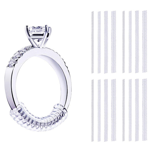 16-Piece Invisible Ring Size Adjusters - 4 Styles