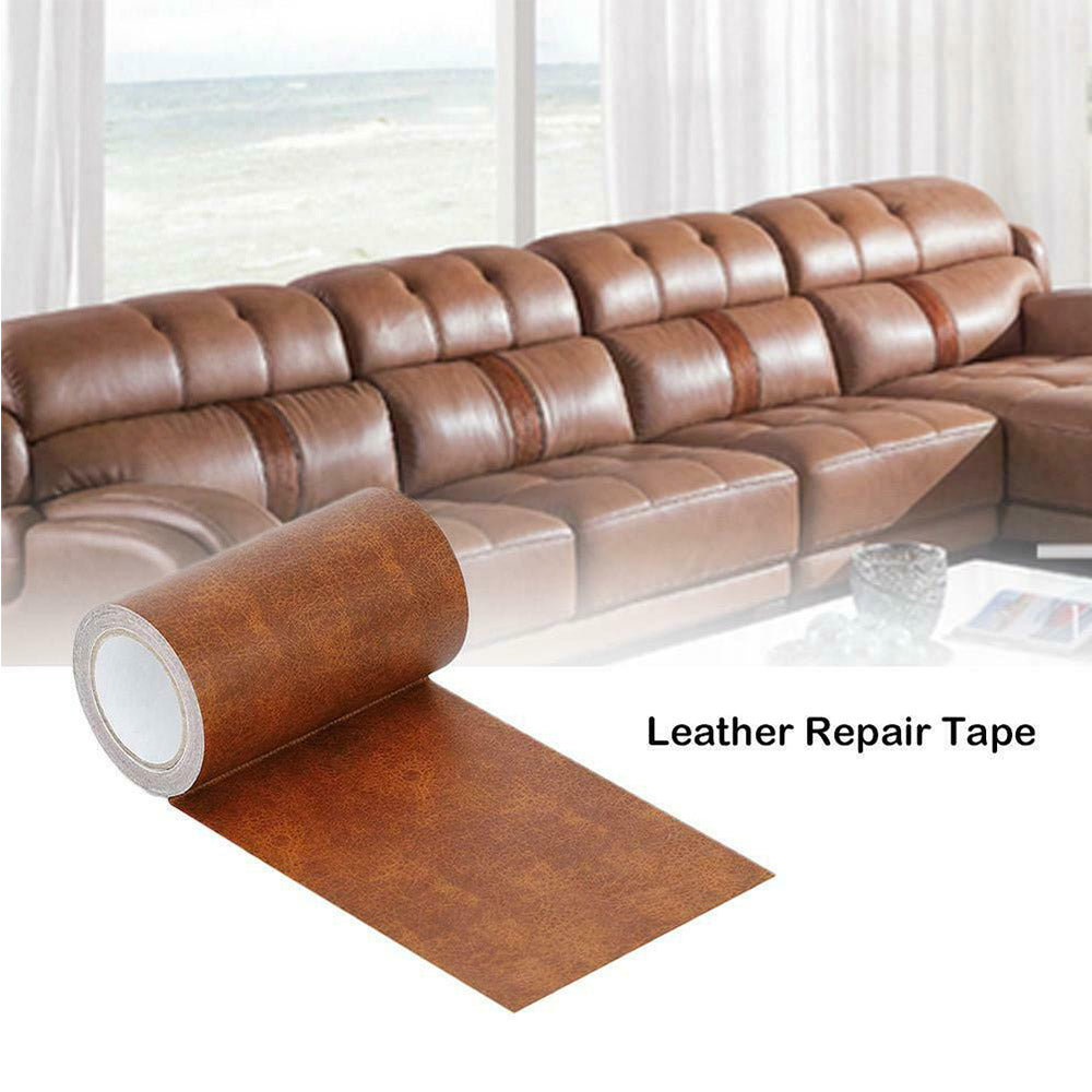 5 Rolls Same Colour Leather Effect Repair Patch Tape for Home Leather Sofa Couch