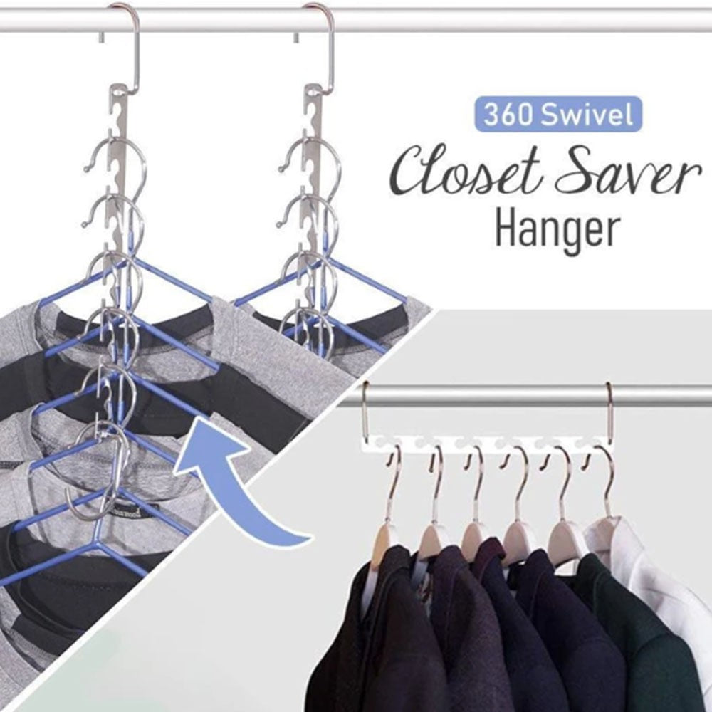 Closet Saver 360 Swivel Hangers