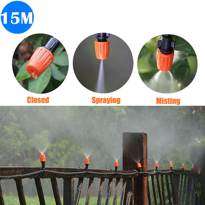 Adjustable Garden Outdoor Misting Cooling System Kit