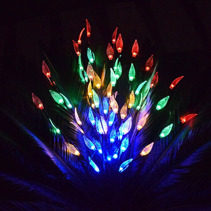3PCS Solar Powered LED Leaf Tree Branch Lights Set