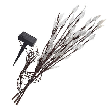 3PCS Solar Powered LED Leaf Tree Branch Lights Set