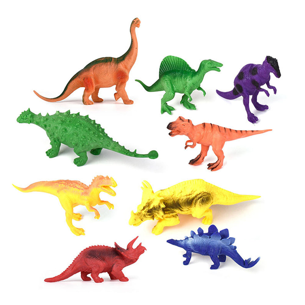 2 X Kids Dinosaur Toys Set Dinosaur Playmat 9 Dinosaurs Models Playing Mat