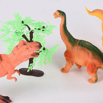 2 X Kids Dinosaur Toys Set Dinosaur Playmat 9 Dinosaurs Models Playing Mat