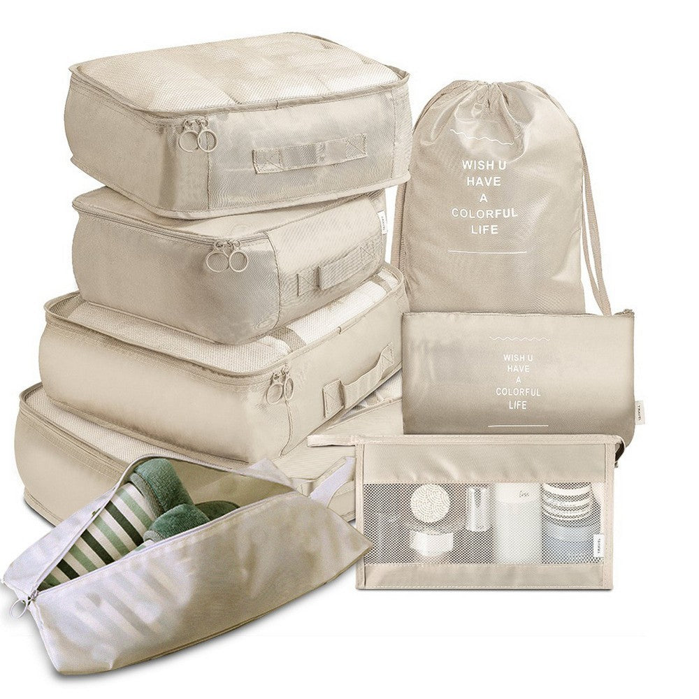 8PCS Travel Luggage Packing Cubes Organizers Set